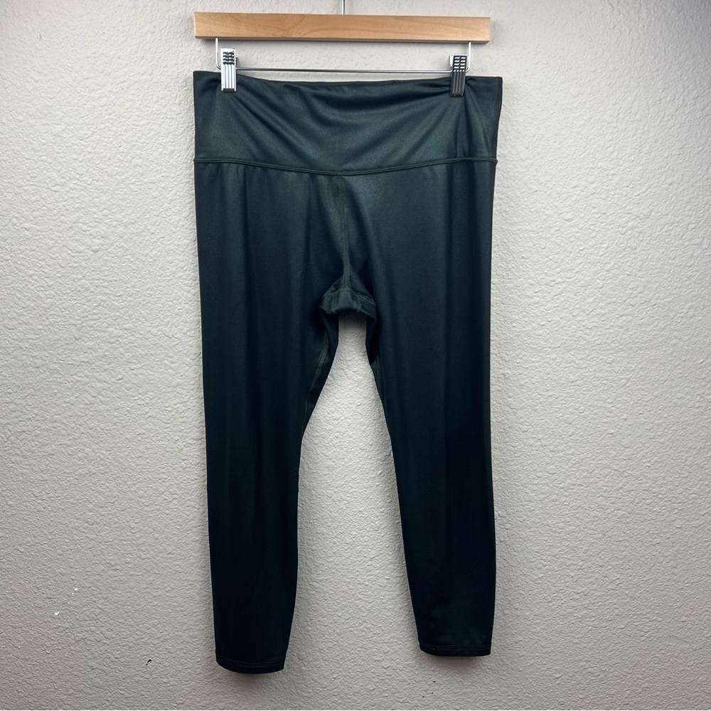 Athleta Elation Ultra High Rise Shimmer Tight in Powervita Nordic Teal Sz M - Picture 2 of 6